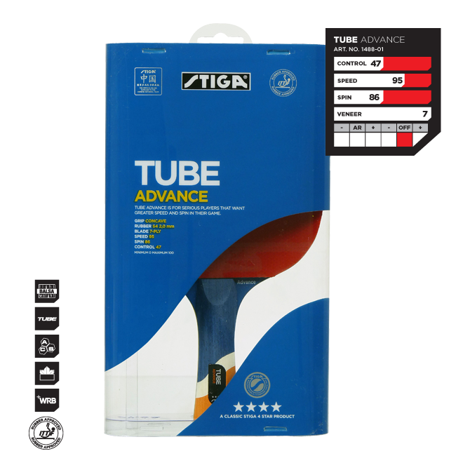 Stiga Tube Advance 4 Star Hobbybat